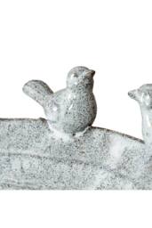 KDMD Eira Bird Bath - Elegant Outdoor Garden Decor & Wildlife Accessory in Light Grey - thumbnail 3