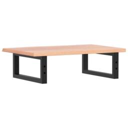 Berkfield Home Elegant Basin Shelf Wall Mounted¬†Steel and¬†Solid Wood Oak in Brown - thumbnail 6