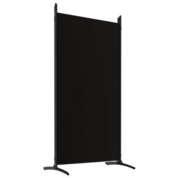Berkfield Home 6-Panel Room Divider Black 520x180 cm Fabric - thumbnail 6