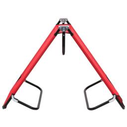 Berkfield Home Foldable Folding Sun Lounger Red Steel - thumbnail 4