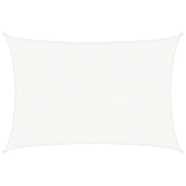 Berkfield Home Sunshade Sail 160 g/m ² White 3x4.5 m HDPE - image 1