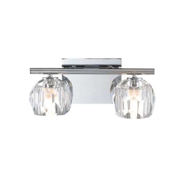 Netlighting Quoizel Regalia Wall Lamp Polished Chrome 3000K IP44 in Grey - image 1