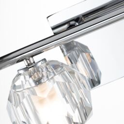 Netlighting Quoizel Regalia Wall Lamp Polished Chrome 3000K IP44 in Grey - thumbnail 4
