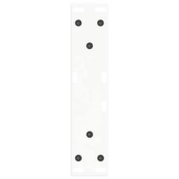 Berkfield Home Dining Table Legs V-Shape 2 pcs White 38x(42-43.3) cm Steel - thumbnail 7