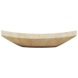 Berkfield Home Sink 50x35x12 cm Marble Cream - Size: 50 x 35 x 12 cm - thumbnail 3
