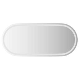 Berkfield Home LED Bathroom Mirror 100x45 cm Oval in Clear - thumbnail 3