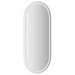 Berkfield Home LED Bathroom Mirror 100x45 cm Oval in Clear - thumbnail 5