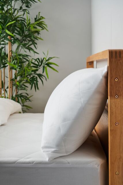 BHS Hotel Collection Cotton Pillow Protector in White - Size: Standard Pillow Case - image 1