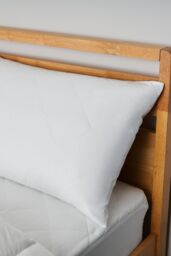 BHS Hotel Collection Cotton Pillow Protector in White - Size: Standard Pillow Case - thumbnail 3