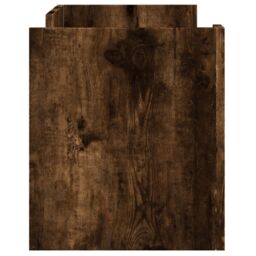 Berkfield Home TV Cabinet Smoked Oak 80x35x40 cm Engineered Wood in Brown - Size: 80 x 35 x 40 cm - thumbnail 4