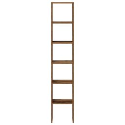 Berkfield Home Bookcases 2 pcs Stackable Old Wood 30x30x80 cm Engineered Wood in Brown - Size: 30 x 30 x 80 cm - thumbnail 4