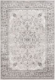 Livabliss Monte Carlo-Vintage Grey Charcoal White Traditional Boho Living Dining Bedroom Rug - Size: 160 cm x 220 cm - thumbnail 2