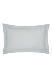 1951 'Luxury 300 Thread Count' Egyptian Cotton Oxford Pillowcase in Silver - thumbnail 1