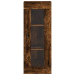 Berkfield Home Highboard Smoked Oak 34.5x34x180 cm Engineered Wood in Brown - thumbnail 6
