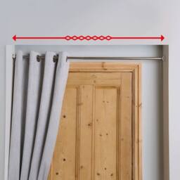 Coopers of Stortford Twist-and-Lock Chrome Hanging Rail - Extendable, No Drilling in Silver - thumbnail 2
