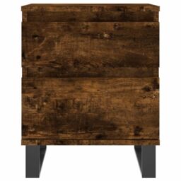 Berkfield Home Bedside Cabinets 2 pcs Smoked Oak 40x35x50 cm Engineered Wood in Brown - Size: 40 x 35 x 50 cm - thumbnail 6