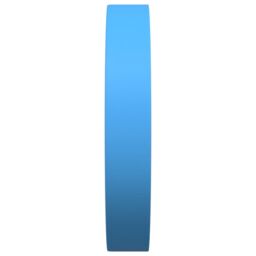 Berkfield Home Wall Clock Blue √ò25.5 cm Polystyrene & Glass - thumbnail 4
