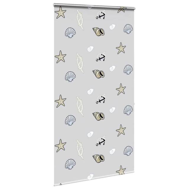 Berkfield Home Shower Roller Blind with Cassette 140x240 cm Fabric Width 136 cm in Light Grey - image 1