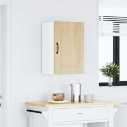 Berkfield Home Kitchen Wall Cabinet Kalmar Sonoma Oak Engineered Wood in Brown - thumbnail 3