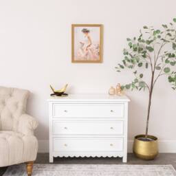 Melody Maison Large Vintage Ballerina Gold Framed Wall Print - 40cm X 50cm - Size: 40 cm X 50 cm - thumbnail 6