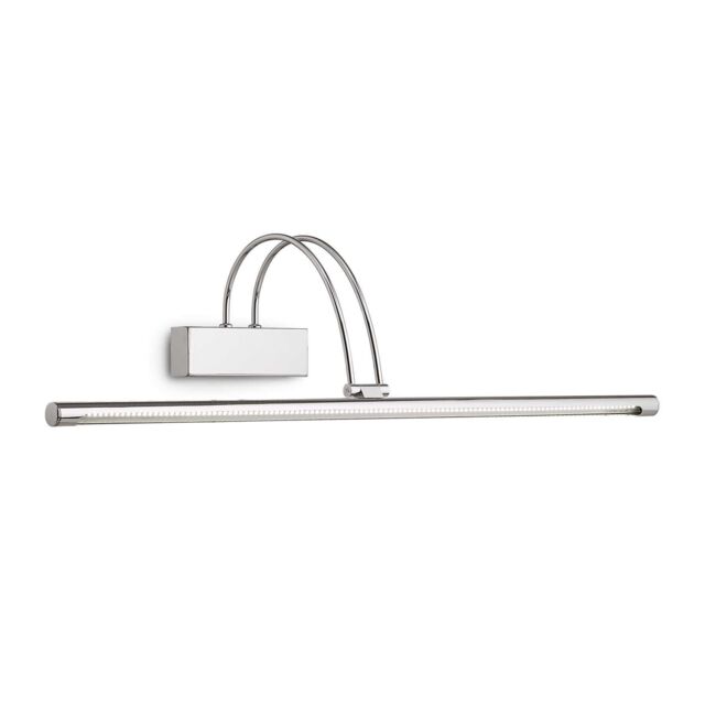 Netlighting Bow LED Large Picture Wall Light Chrome in Grey - image 1