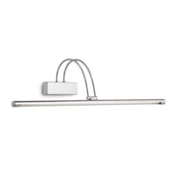 Netlighting Bow LED Large Picture Wall Light Chrome in Grey - thumbnail 1