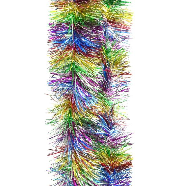 Neel Blue Christmas Tinsel Garland Shiny Metallic Fine Foil Xmas Tree Garland, 2m - image 1