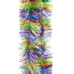Neel Blue Christmas Tinsel Garland Shiny Metallic Fine Foil Xmas Tree Garland, 2m
