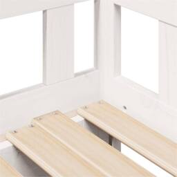 Berkfield Home Versatile Daybed with Trundle & Drawers Frame White 90x190 cm Single - thumbnail 9