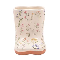 The Cottage Garden Floral Wellies - Ceramic Vase Small - thumbnail 3