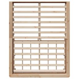 Berkfield Home Bed Frame with Lift-Up Storage, 160 x 200 cm, Solid Pine in Beige - Size: 160 x 200 cm - thumbnail 8