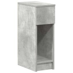 Berkfield Home Bedside Cabinets with Drawer 2 pcs Concrete Grey 20x36x60 cm - Size: 20 x 36 x 60 cm - thumbnail 5