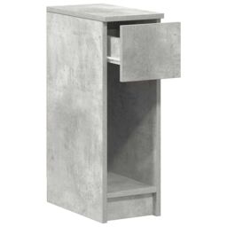 Berkfield Home Bedside Cabinets with Drawer 2 pcs Concrete Grey 20x36x60 cm - Size: 20 x 36 x 60 cm - thumbnail 6