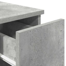 Berkfield Home Bedside Cabinets with Drawer 2 pcs Concrete Grey 20x36x60 cm - Size: 20 x 36 x 60 cm - thumbnail 9