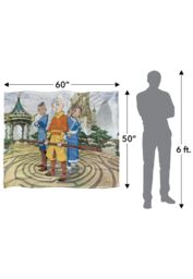 Avatar: The Last Airbender Avatar The Last Airbender Cast of Characters Silky Touch Super Soft Throw Blanket 152 X 127 cm in White - thumbnail 5