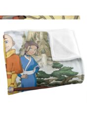Avatar: The Last Airbender Avatar The Last Airbender Cast of Characters Silky Touch Super Soft Throw Blanket 152 X 127 cm in White - thumbnail 3
