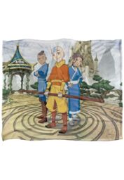 Avatar: The Last Airbender Avatar The Last Airbender Cast of Characters Silky Touch Super Soft Throw Blanket 152 X 127 cm in White - thumbnail 1