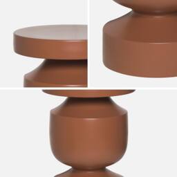sweeek Metal side table in Terracotta - thumbnail 2