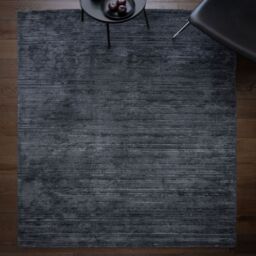 The Rug Shop UK Blue Handmade Wool Modern Plain Striped Easy To Clean Area Rug - Size: 200 cm x 290 cm - thumbnail 2