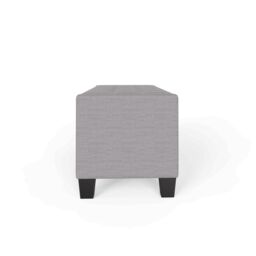 GFW Verona Crushed Velvet Storage Ottoman Bench in Mid Grey - thumbnail 8