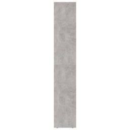 Berkfield Home Book Cabinet Concrete Grey 36x30x171 cm Engineered Wood - Size: 36 x 30 x 171 cm - thumbnail 5
