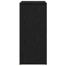 Berkfield Home Sideboard Black Oak 60x31x70 cm Engineered Wood - Size: 60 x 31 x 70 cm - thumbnail 7