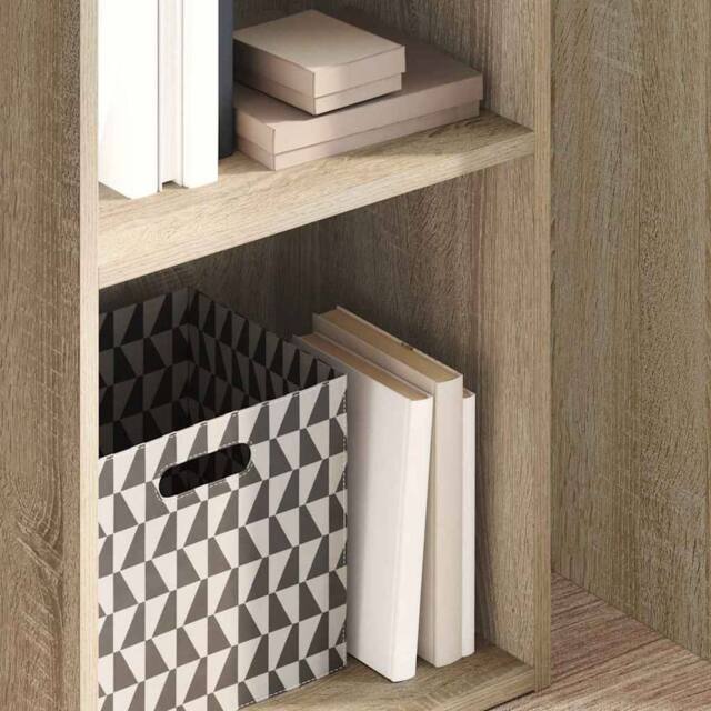 Berkfield Home Decorative Bookcase Sonoma Oak 40x30x152 cm Engineered Wood in Light Tan - Size: 40 x 30 x 152 cm - image 1