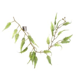 Leaf 125cm Artificial Hanging Trailing Fern Plant in Green - thumbnail 1