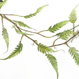 Leaf 125cm Artificial Hanging Trailing Fern Plant in Green - thumbnail 2