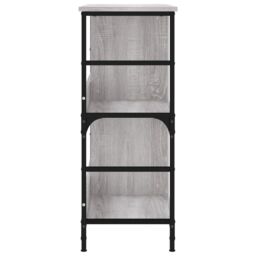 Berkfield Home Bookshelf Grey Sonoma 78.5x33x82 cm Engineered Wood - thumbnail 5