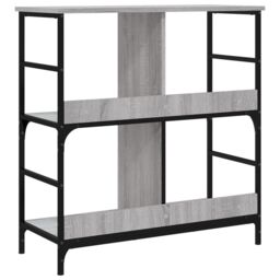 Berkfield Home Bookshelf Grey Sonoma 78.5x33x82 cm Engineered Wood - thumbnail 6