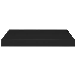 Berkfield Home Floating Wall Shelves 4 pcs Black 40x23x3.8 cm MDF - thumbnail 5