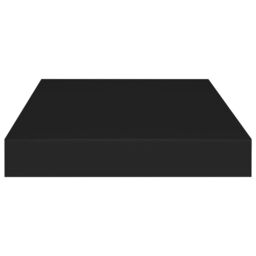 Berkfield Home Floating Wall Shelves 4 pcs Black 40x23x3.8 cm MDF - thumbnail 6