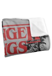 Stranger Things Upside Down Officially Licensed Silky Touch Super Soft Throw Blanket 152 x 127 cm in White - thumbnail 3
